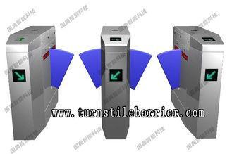 TCP IP Retractable Flap Barrier Gate Turnstile Parking Plac