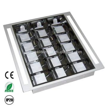 2015 new products Mirror Aluminum grid lamp fixtures for T5 T8 ,surface mounted grille light fitting