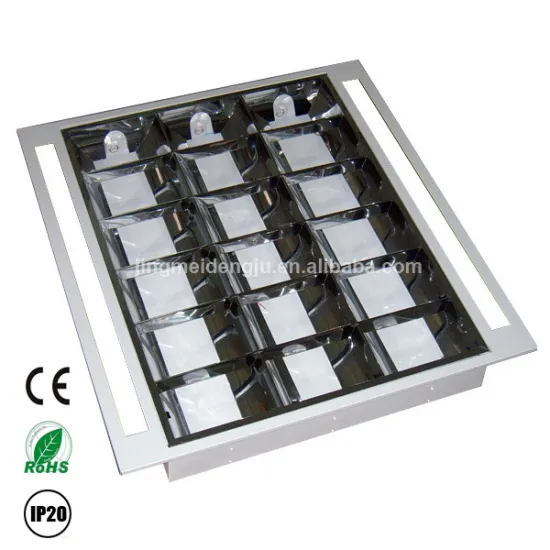 T8 lamp with grille housing