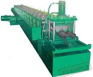 7.5kw Highway Guardrail Cold Roll Forming Machine With Electrical Cutting