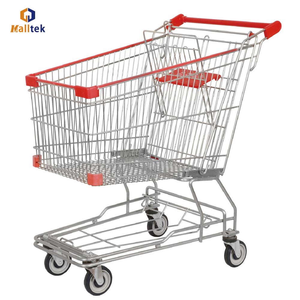 Supermarket 150L Asian shopping Trolley