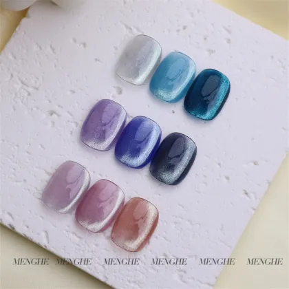 MH New Arrival Cyan Cateye Gel Polish Kit