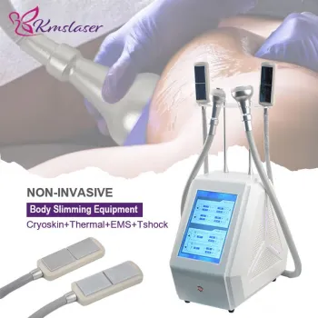 Cryo Chiller Cold Air Skin Cooling Machine for 360 Degree Slimming with 5 Handles Body Electroporation
