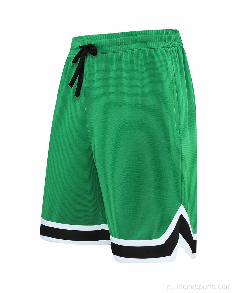 Ademvolle heren basketbal shorts heren workout shorts