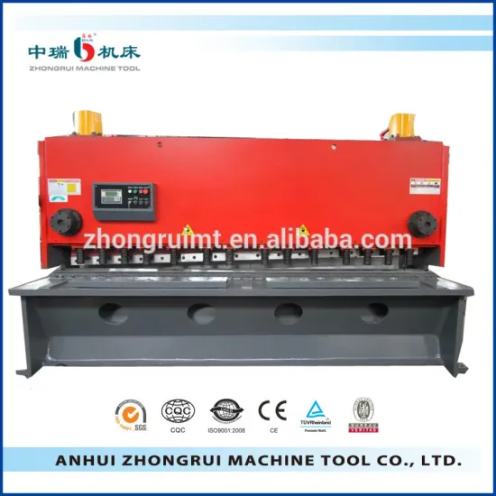 QC11Y-12X4000 hydraulic guillotine machine from china