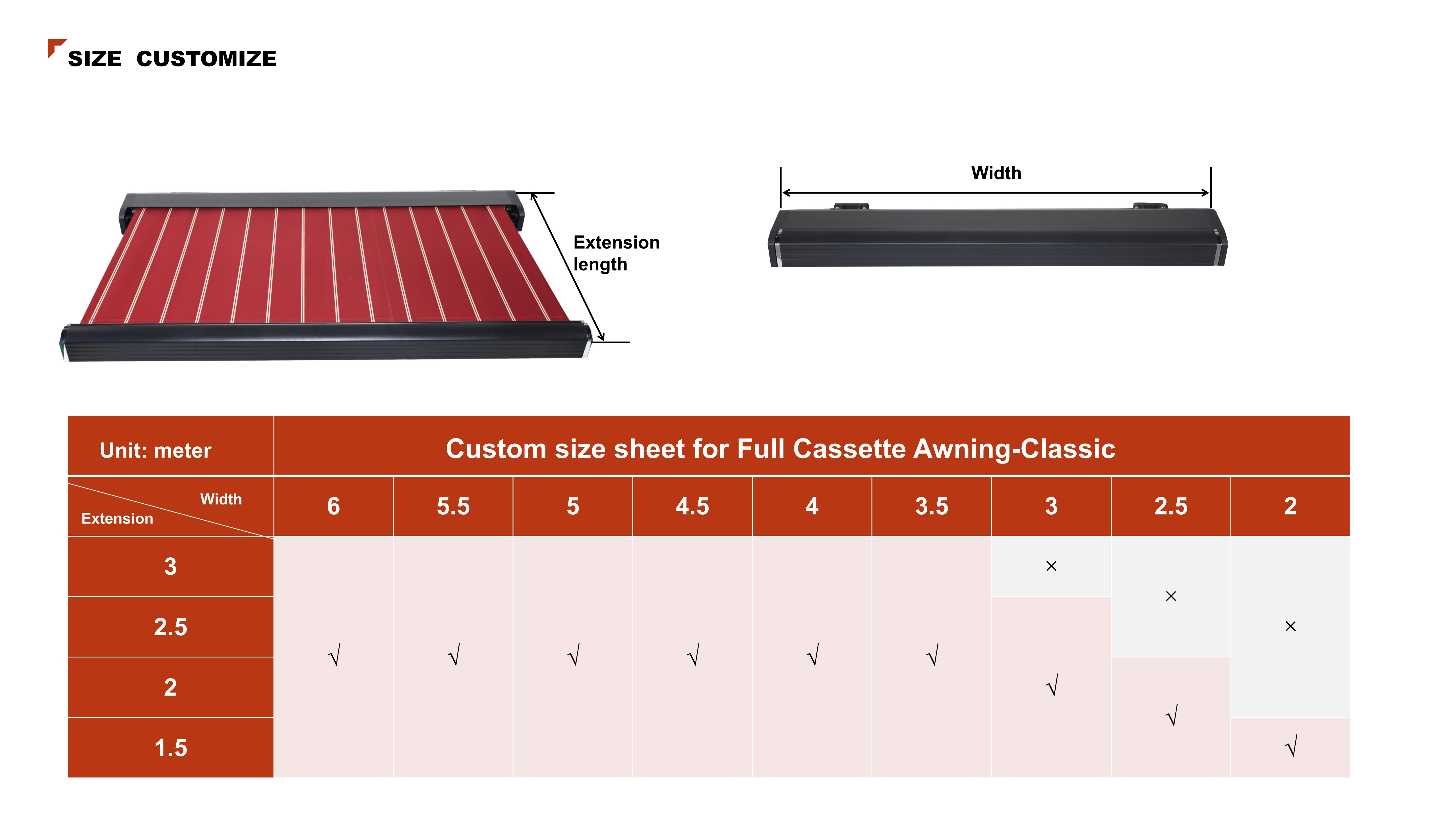 Full Cassette Awning Catalog