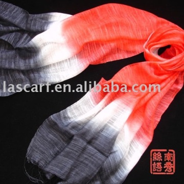 silk and viscose shawl scarf
