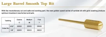 Smooth Top Barrel Carbide Bits