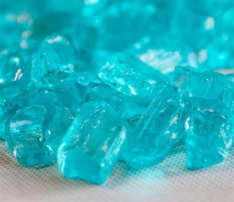 Cristal de siliphos azul anti-alfos