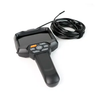 Professional Removable Portable Endoscope Camera with 6.0mm Borescope: 360-degree Rotation and 4.3-inch Color IPS Display for Industrial Applications