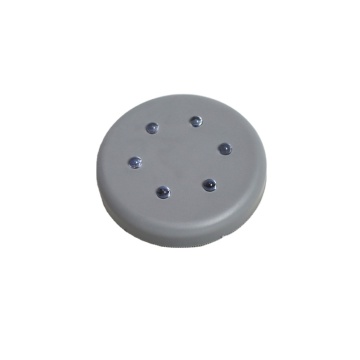 Wireless Induction Round LED Lamp with PIR and Vibration Sensors, Remote Control, ABS+PC Material