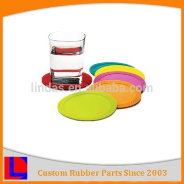 custom with high quality factory price hot sale rubber coasters