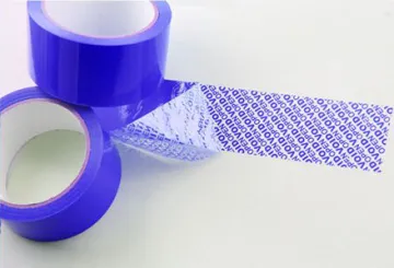 Tamper evident security tape, open VOID packing tape