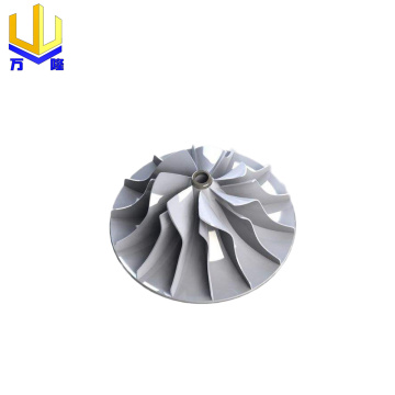 Custom 4 Axis alloy vacumm casting turbine wheel
