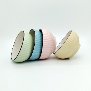 Modern Custom Glazed Porcelain Rice Bowl - Factory Made for Home & Restaurant