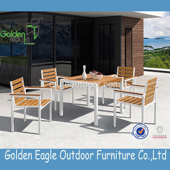 Hot Selling Outdoor Aluminium Frame Polywood Furniture