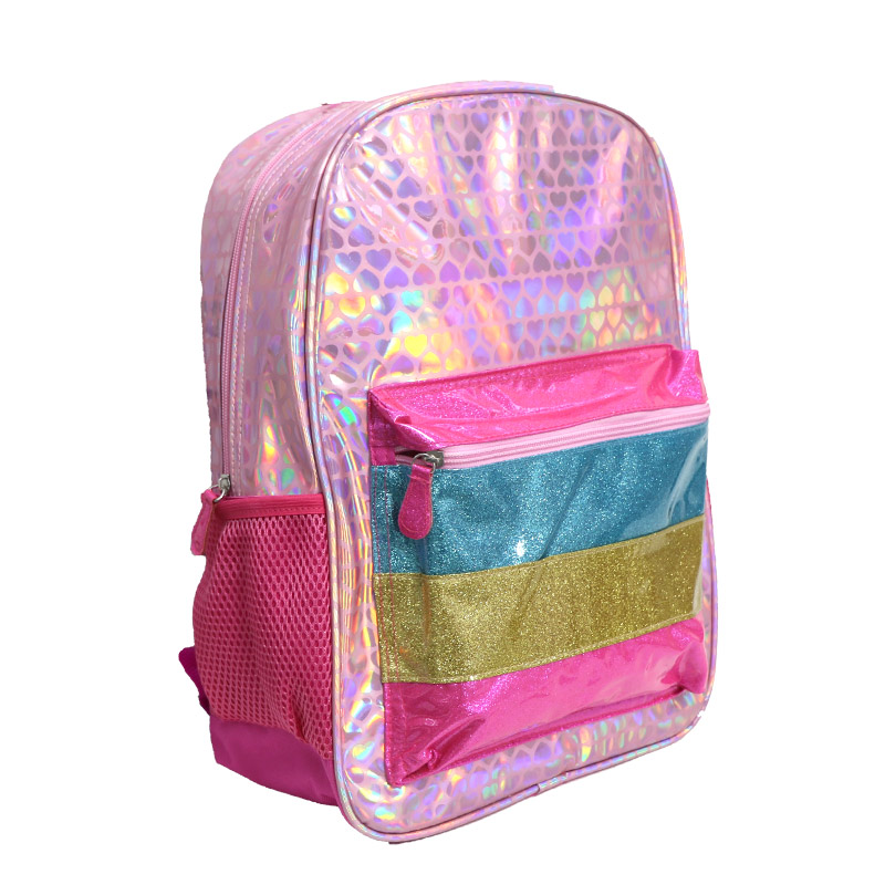 Sac à bandoulière imperméable Holograpgic Laser Sac à dos Sac à dos pour fille