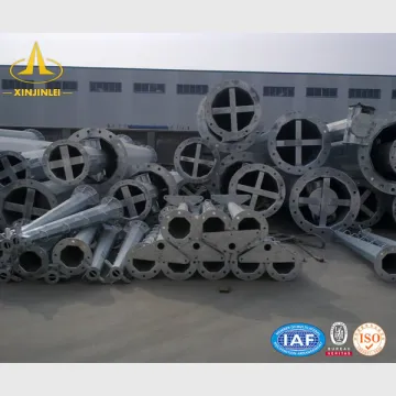 35M Round Crown High Mast With Lifting System