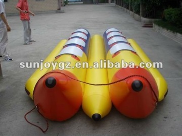 2017 Sunjoy inflatable sailing catamaran with PVC material