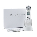 Facial Mesotherapy Electroporation RF Radio Frequency LED Photon Device Face Lifting Tighten Wrinkle Removal Skin Care Massager