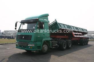 Custom BPW / SAF / KIC Axles Side Dumper Truck With Dual-Lo