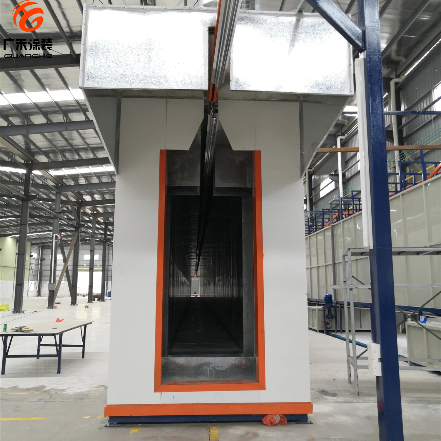 Auto Powder Coating Spray Paint Machine Production Line