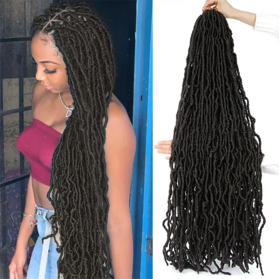 New Locs Crochet Braids Braiding Hair Extensions Faux Locs Crochet Braid Hair Distressed Locs Hair