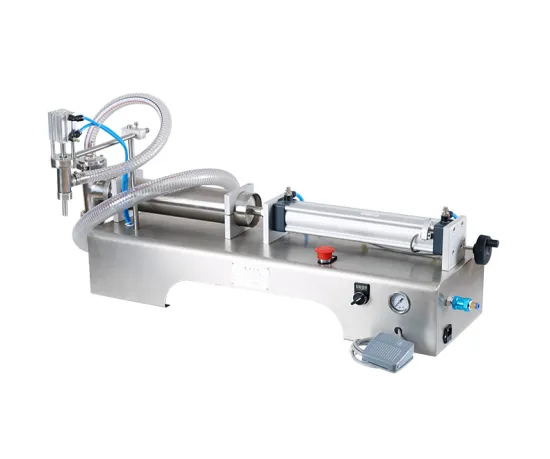 Semi-Automatic Pneumatic Piston Bottle Viscous Liquid Filling Machine