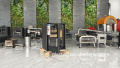 From China Supplier Hot Sale Hiigh Quality Wooden Black Fireplace for Indoor