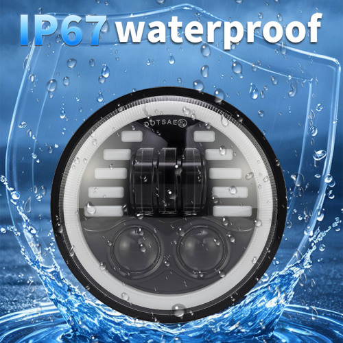 LiuHJG Super Bright 30W 12-18V Waterproof Motorcycle LED Headlight