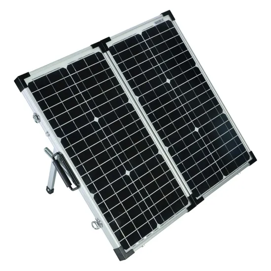 100W Solar Panel Portable Solar Suitcase with Aluminum Kickstands - 18V Tempered Glass RV Charger