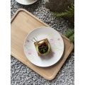 Watercolor Flower Style Afternoon Tea Dessert Plate