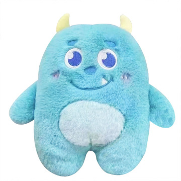 Little blue monster cute plush toy children's toy