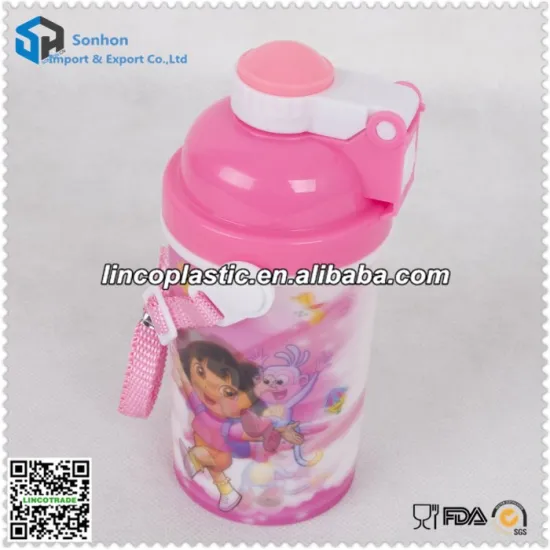 Food Grade Customized 380ml 3D lenticular cups with straw and lid