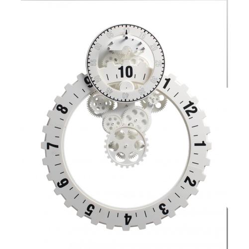 No.3 Big Silver Gear Wall Clock