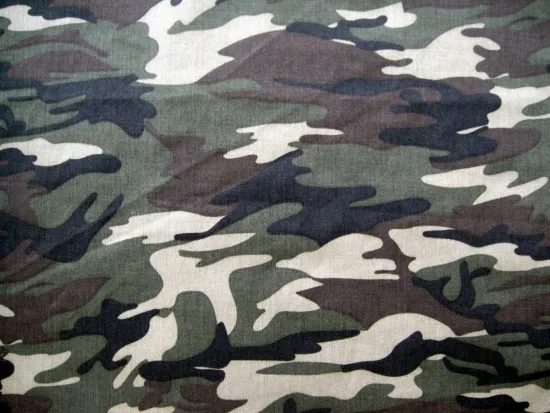 Military Polyester Cotton Camouflage Fabric for Clothing