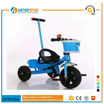 CE approved kid riding tricycle with basket