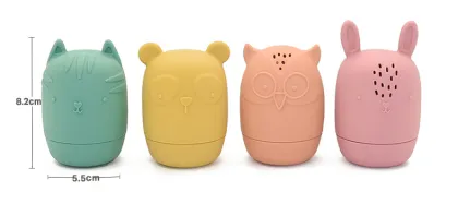 Silicone bath toy animal shape