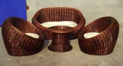 wicker sofa