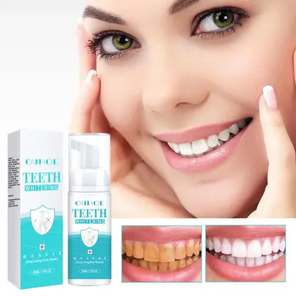 Private Label OEM 50ml Oral Hygiene Tooth Whitening Foam