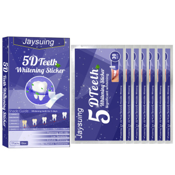 OEM Jaysing 5d US 치아는 오염 제거를 눈부신 흰색으로 묶습니다