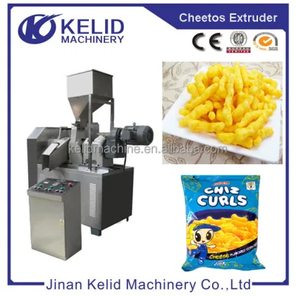 Puffed Corn Curl Snack Manufacturing Machine: Cheetos Kurkure Extruder