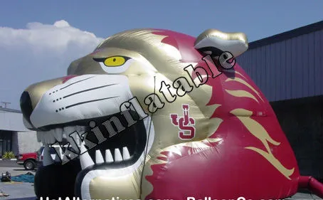 good quality inflatable tiger tunnel, inflatable animal tent