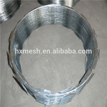 hot dip galvanized Barbed Wire 750mm/Concertina Wire 10M /Razor Barbed Wire CBT-65