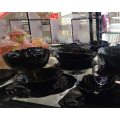 Home Kitchenware Black Opal Glass Glass