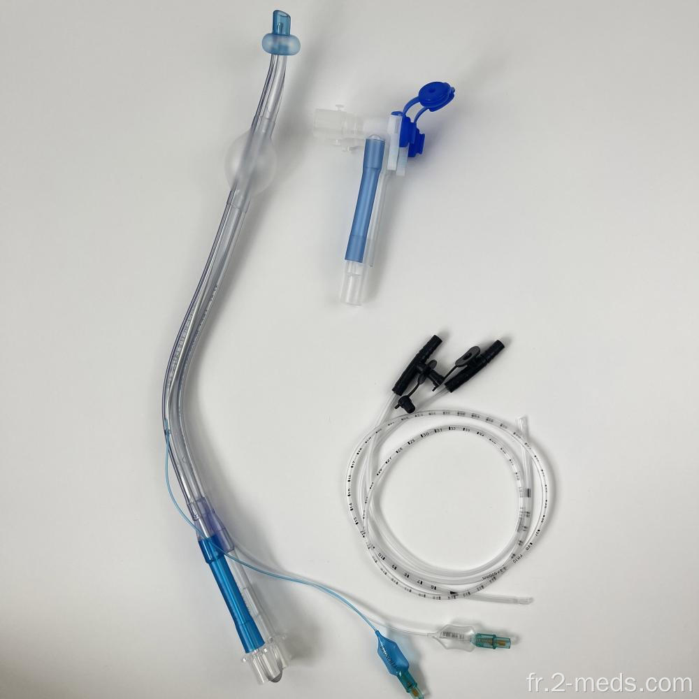 Tube endotrachéal à double lumen stérile