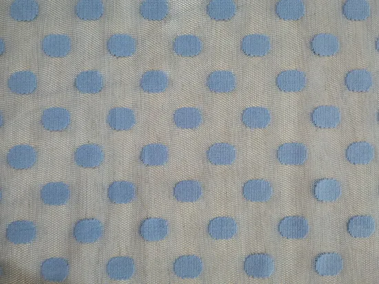 Shanghai dot print polyester fabric / polka dot fabric
