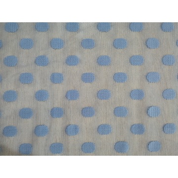 Shanghai dot print polyester fabric / polka dot fabric