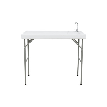 Table de camping pliante pour le nettoyage du poisson