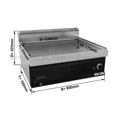 OEM Electric Indoor Grill BBQ Counter Top Commercial Kitchen Bain Marie